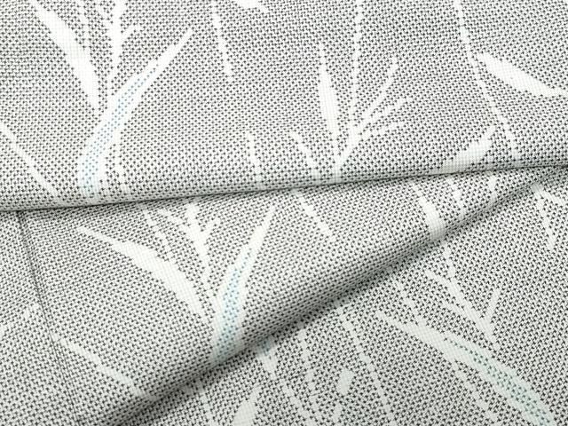 平和屋着物○本場大島紬 白大島 7マルキ 草木文 正絹 逸品 CAAS8474vf