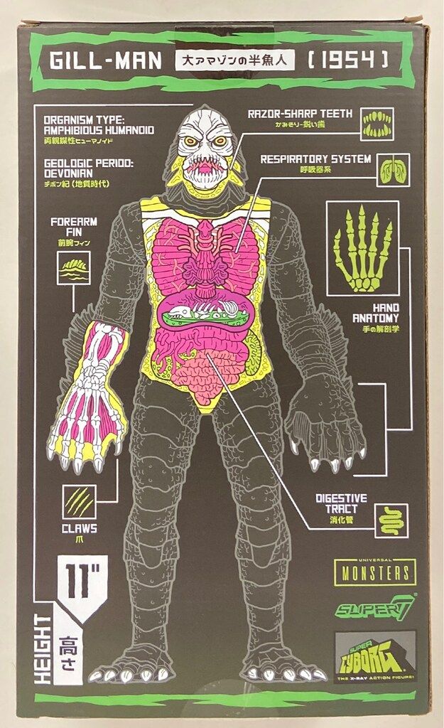 SUPER7 SUPER CYBORG: THE X-RAY ACTION FIGURE GILL-MAN - メルカリ