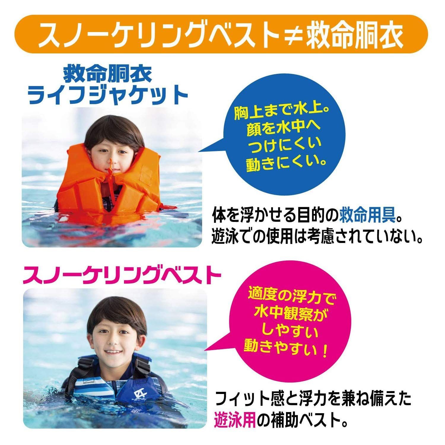 Amazon リーフツアラー REEF TOURER シュノーケリングベスト スノーケリングベスト インフレータブル コンパクト 折り畳み式 子供用 旅行向け RA0408BKPXS-S REEFTOURER リーフツアラー ライフジャケット・フローティングベスト