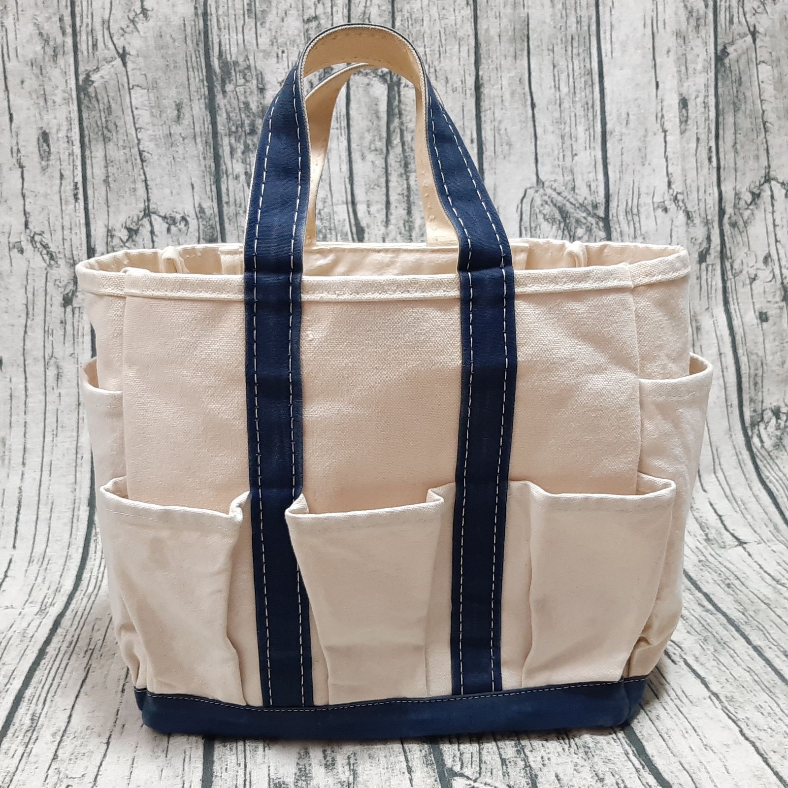 80s L.L.Bean ガーデントートバッグ エルエルビーン ネイビー - メルカリ