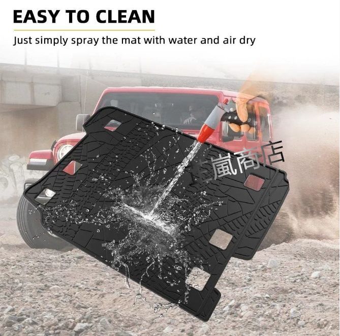 ジープJLラングラーサハラの純正ラゲッジマット ジープJLラングラー