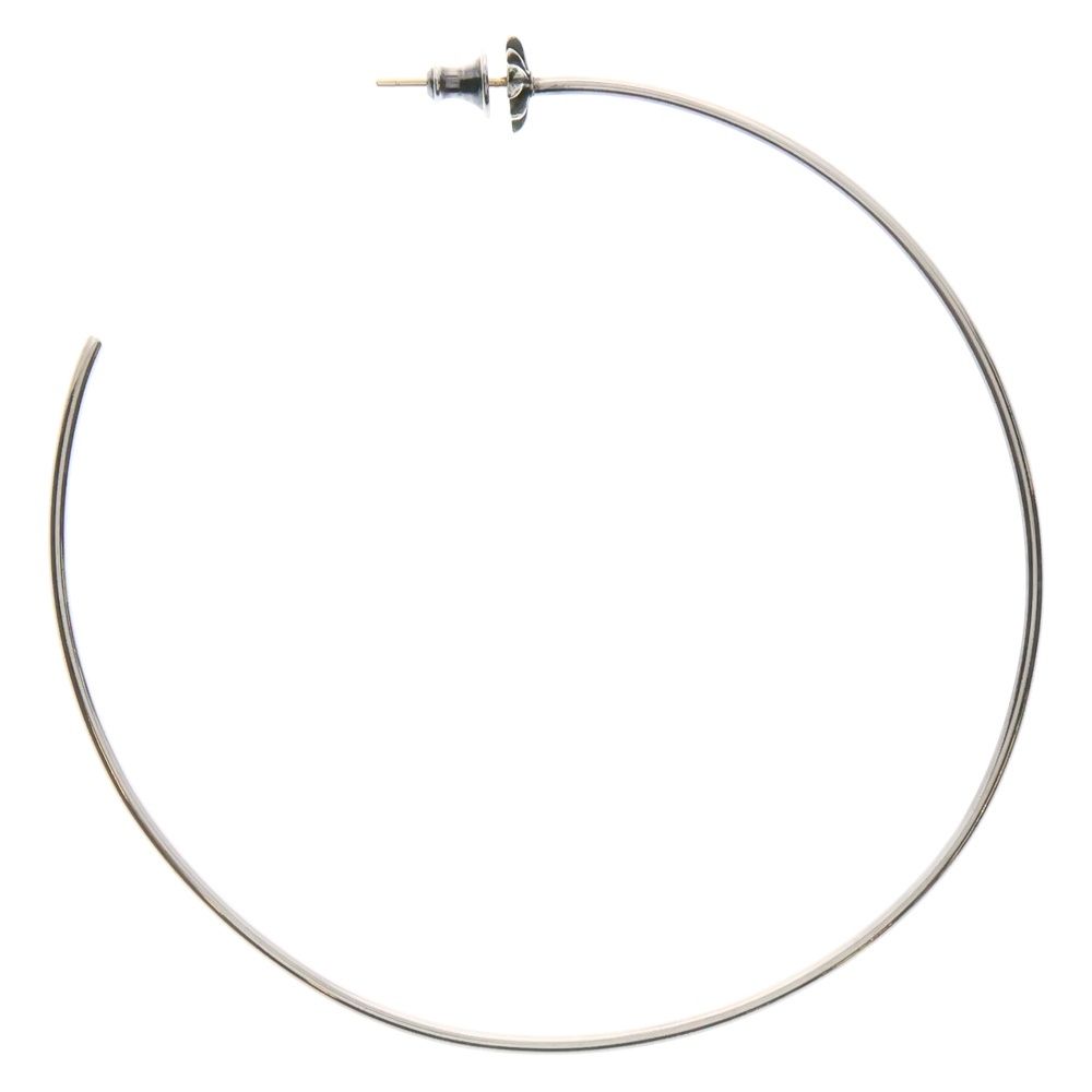 CHROME HEARTS クロムハーツ　シルバー　フープピアス CHROME HEARTS クロムハーツ（原本無） HOOP CROSS SML クロス
