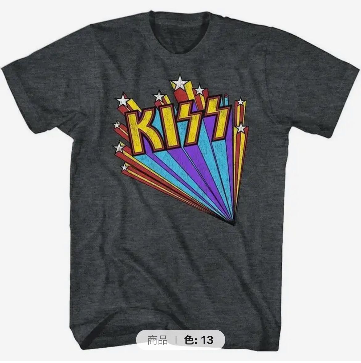 Kissバンドtシャツ　グレー系　全23種【新品】