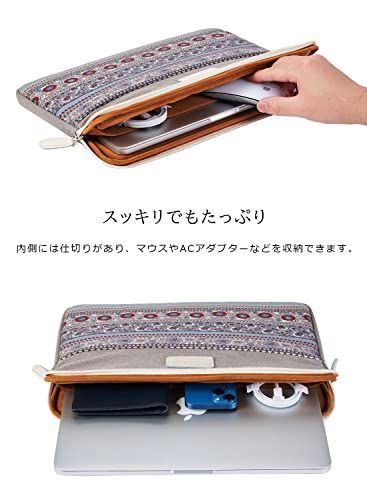 15.6インチ_グレー UNISOUL パソコン ケース 15.6インチ 15型 MacBook