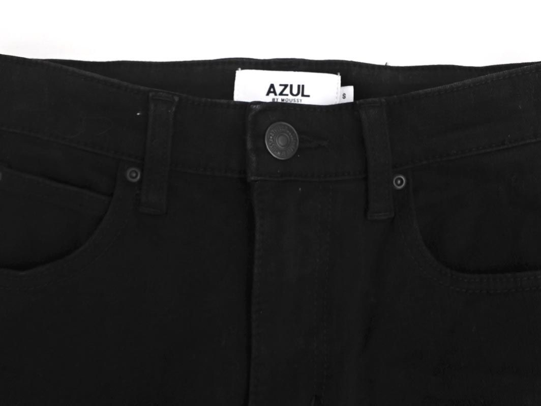 AZUL BY MOUSSY アズールバイマウジー ストレッチ ブーツカット パンツ sizeS/黒  ■■ レディース