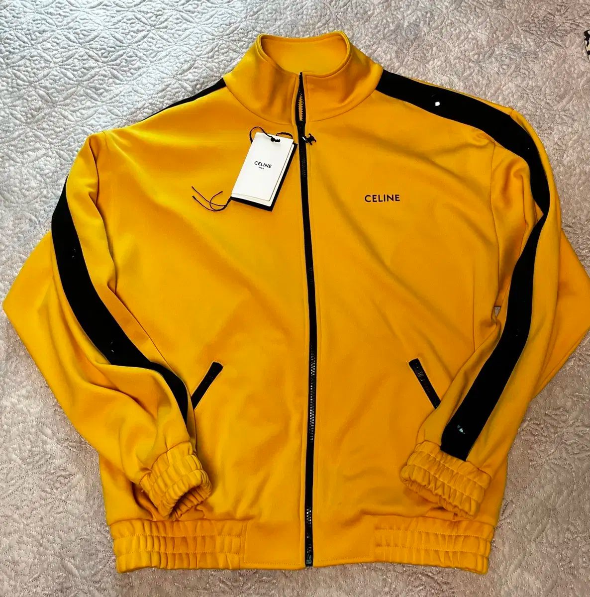 CELINE スポーティ ジップアップジャケット CELINE(セリーヌ) ジップアップ トレーナー セットアップ m