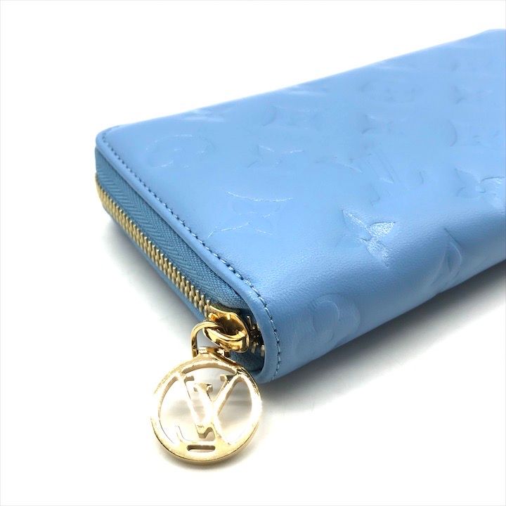 展示品 LOUISVUITTON ルイヴィトン モノグラム ジッピー ウォレット ブルーエ 長財布 a3131 展示品 LOUISVUITTON ルイヴィトン モノグラム ジッピー ウォレット