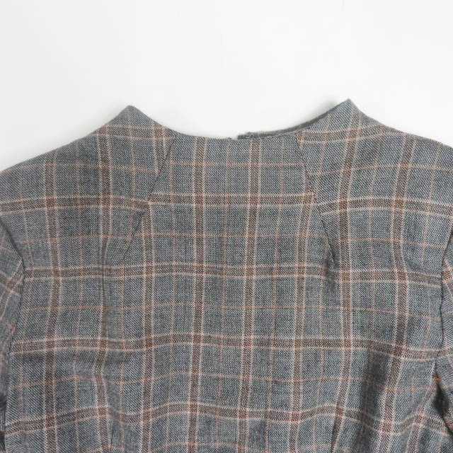 TOGA PULLA トーガ プルラ 18AW 日本製 Wool Check Dress ウール
