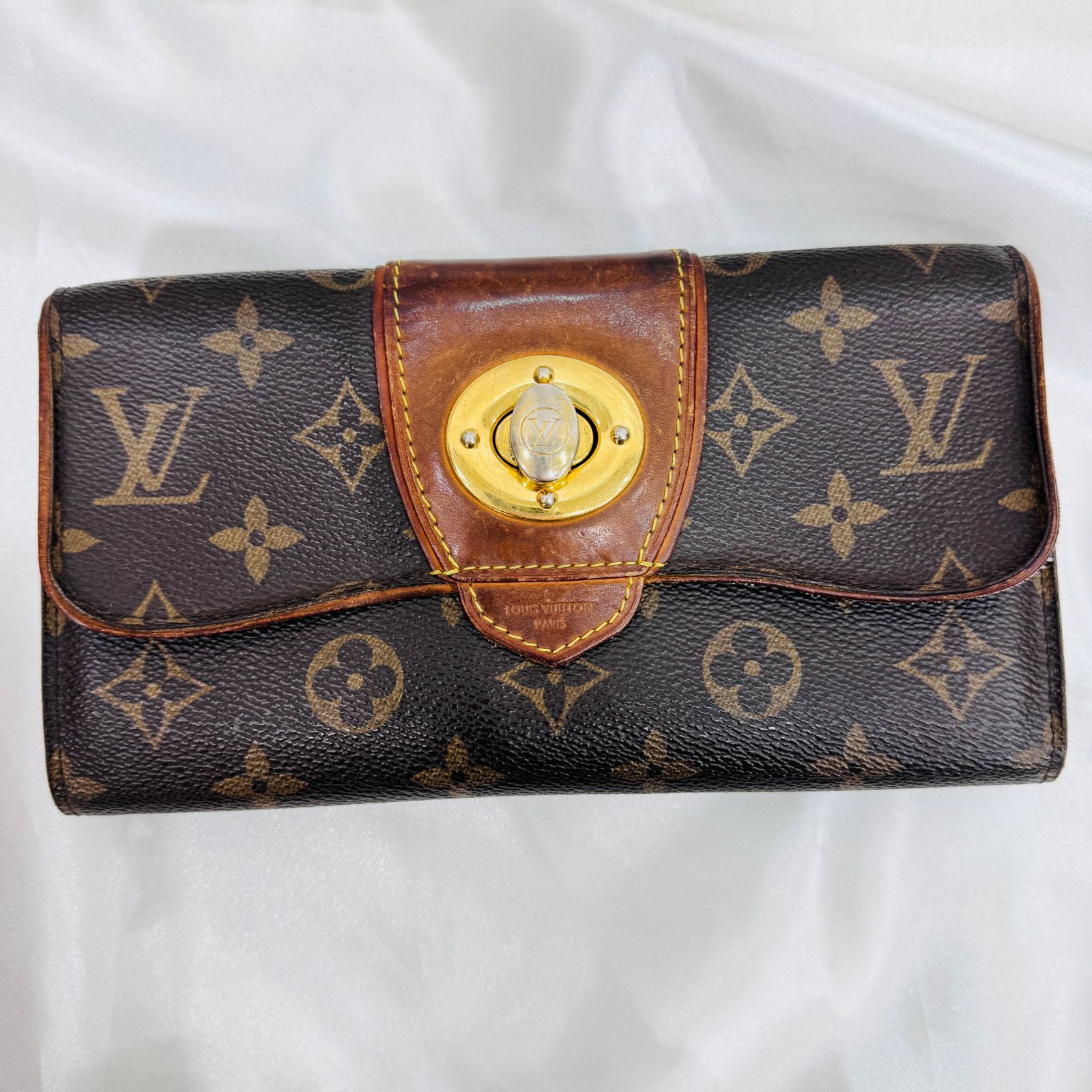 Aフォロー割あり【超お買い得！】LOUIS VUITTON ルイヴィトン ポルトフォイユ ボエシ ターンロック モノグラム ブランド 長財布  レディース メンズ