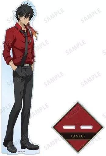 少年隊●パネル アクリルパネル『じれったいね』赤スーツ 展示品(現状品) 中古】アクリルスタンド・アクリルパネル XANXUS(10年後/カラー