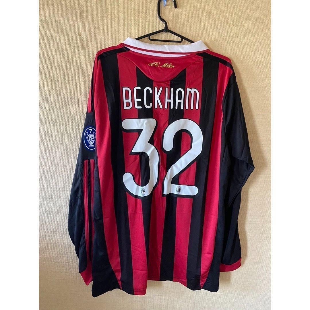 2009-2010 ACミラン ユニフォーム サッカー 長袖 32番 ベッカム