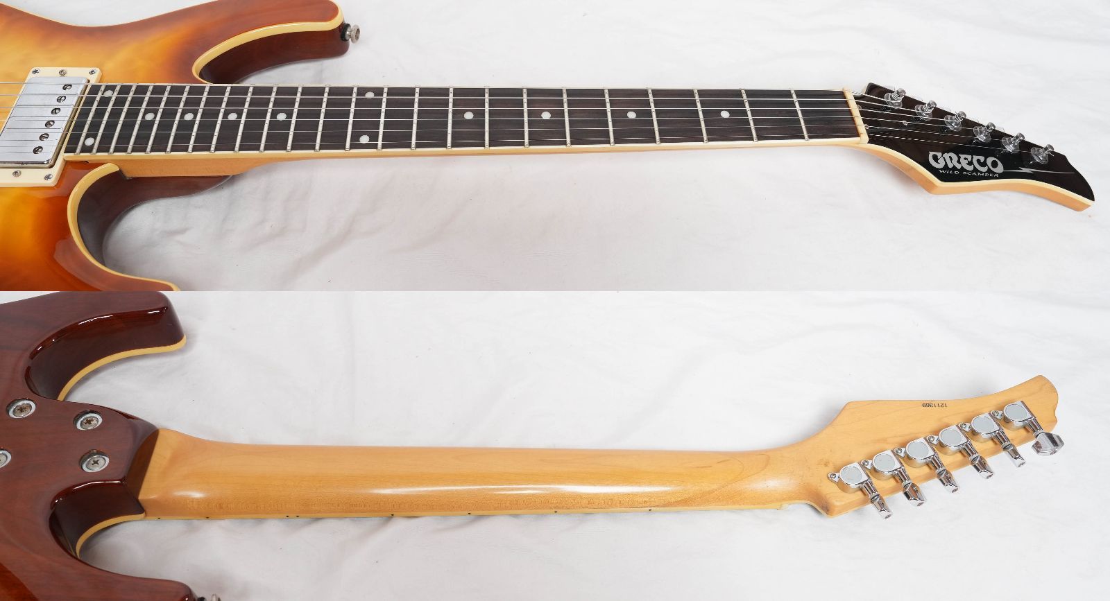 ☆Greco☆WS-43 Wild Scamper Honey Burst (HBS) 2ハムバッカー