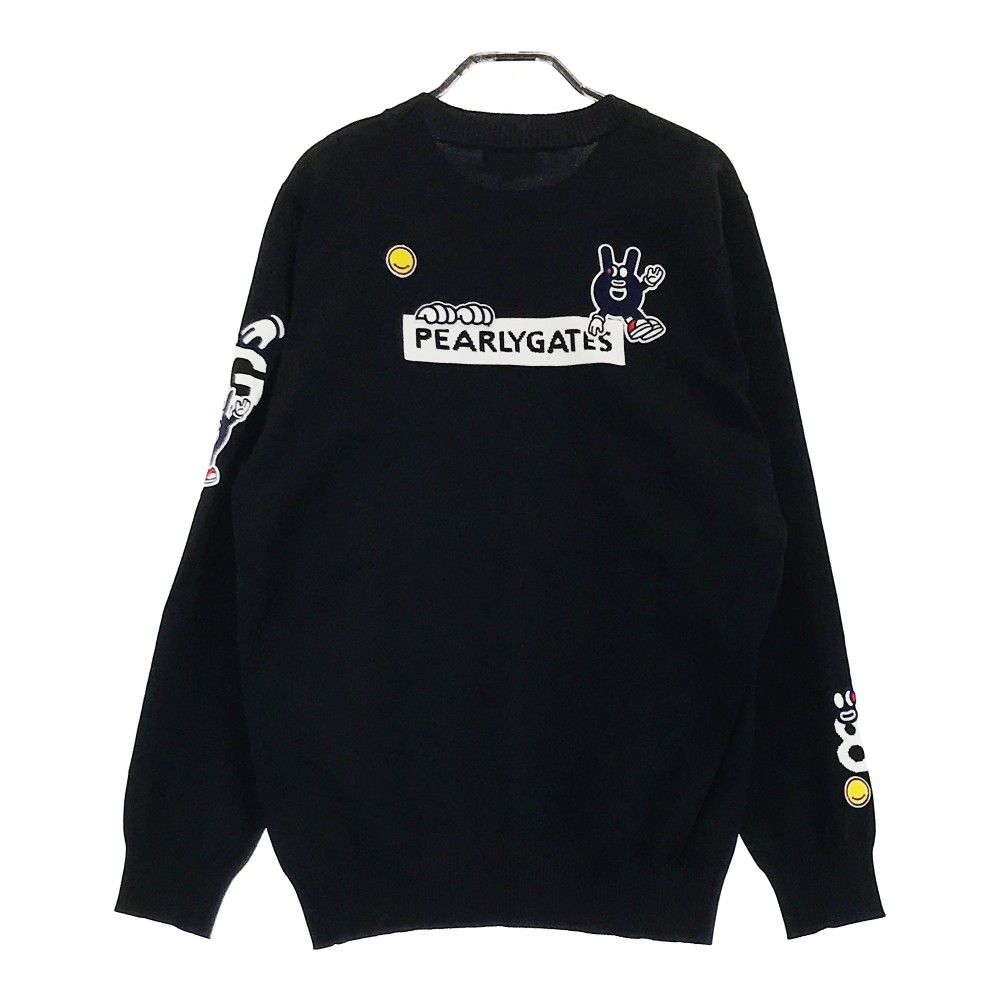 PEARLY GATES パーリーゲイツ ニット セーター ミッキー グレー