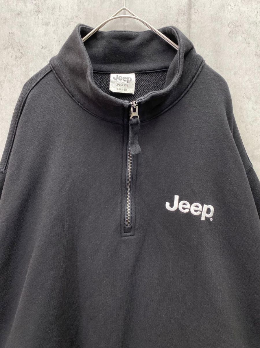 *p(R)ojectR® ロゴハーフジップ スウェット　L jeepハーフジップ p(R)ojectR® Logo Half Zip Sweat ハーフジップ
