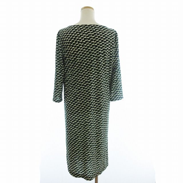 レリアン Leilian 美品 ワンピース ひざ丈 ボックス 七分袖