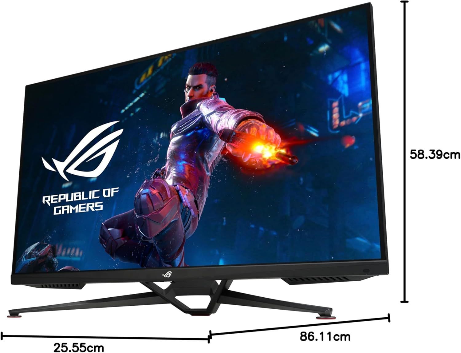 並行輸入品］ASUS ゲーミングモニター ROG Swift PG38UQ 4K
