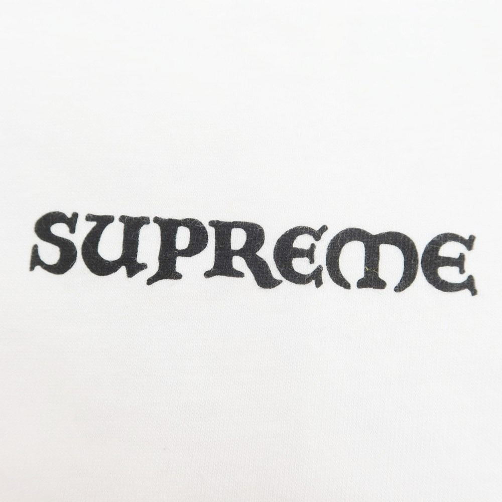 【中古】シュプリーム Supreme 2023年秋冬 Worship Tee ロゴ クルーネック 半袖Ｔシャツ ホワイト【サイズXL】【メンズ】
