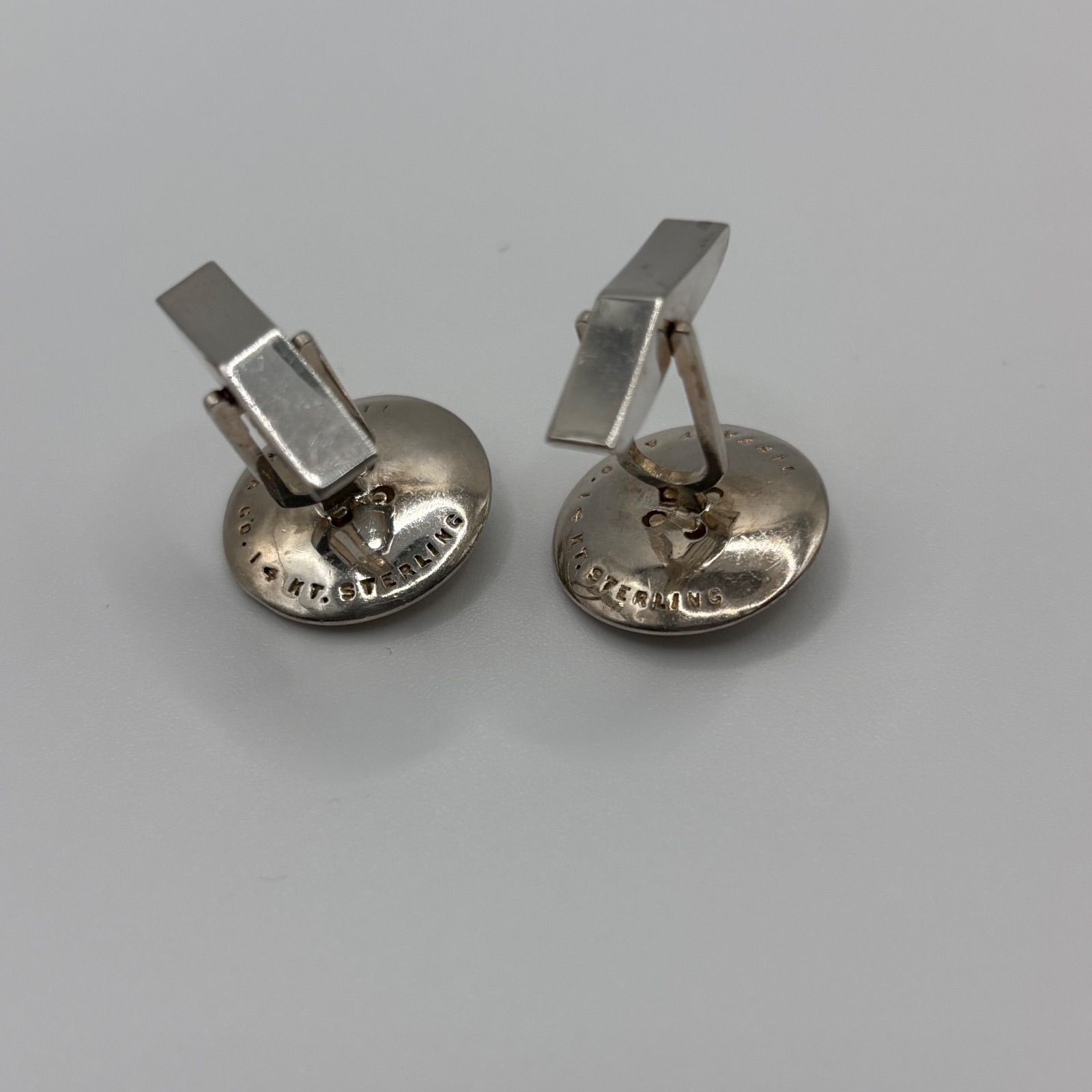 極美品 ヴィンテージ ティファニー コンビ カフス シルバー925 k14 希少 ティファニー ヴィンテージ カフス 14K×シルバー925