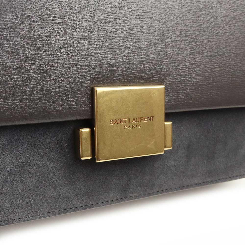 サンローランパリ ショルダーバッグ 斜め掛け カーフスキン レザー ベルシャス スウェード グレー 482044 SAINT LAURENT PARIS（未使用　展示品） 楽天市場】【未使用 展示品】サンローランパリ SAINT LAURENT PARIS
