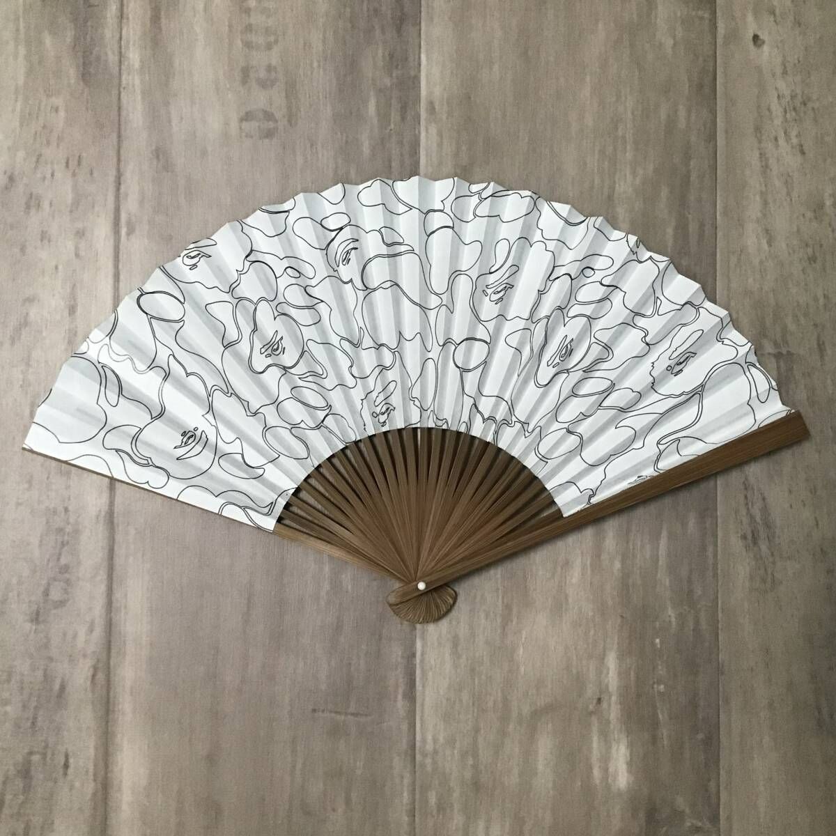 BAPE ABC 扇子　ブルー ABC JAPANESE FOLDING FAN | bape.com