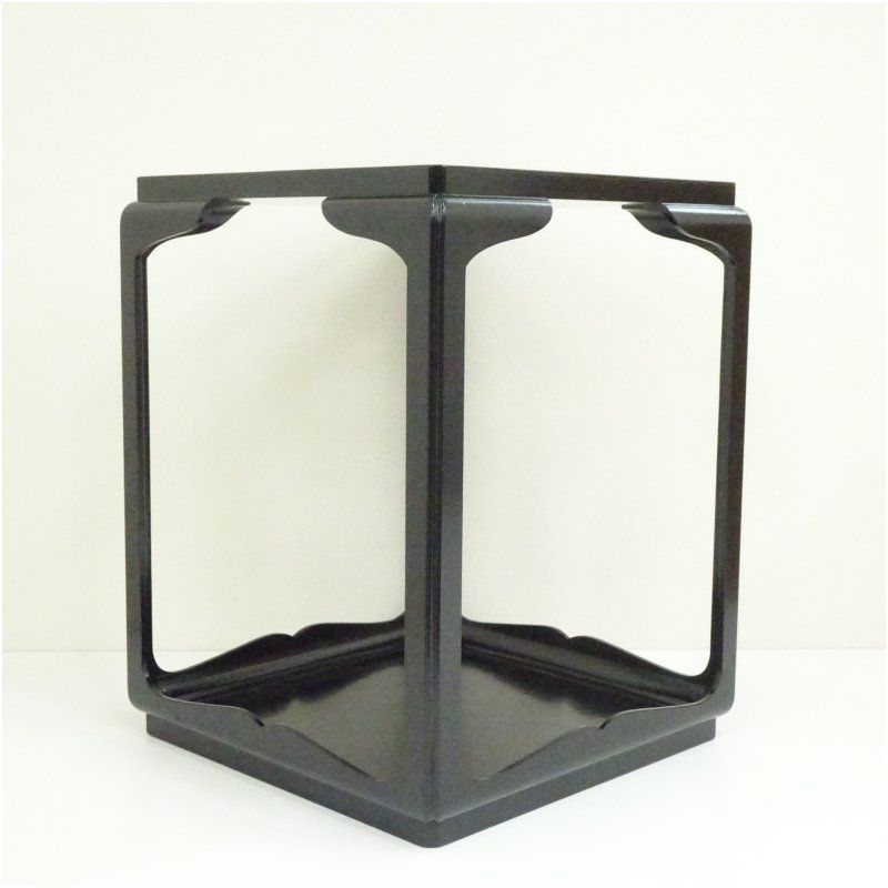 塗師 川瀬表完造 黒一閑塗高麗卓 共箱 茶道 茶道具 おしゃれ 茶器 こうらいじょく 棚 小さい棚 抹茶 インテリア 収納 骨董 お茶 1月 冬 IMPECCABLEHEALTHCARESERVICES_COM