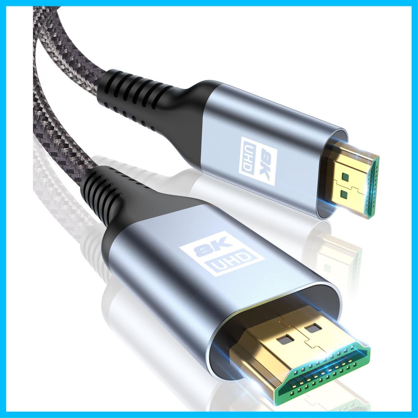 人気商品】hdmi 2.1 ケーブル 1m，8k hdmiケーブル 48Gbps 超高速 HDMI