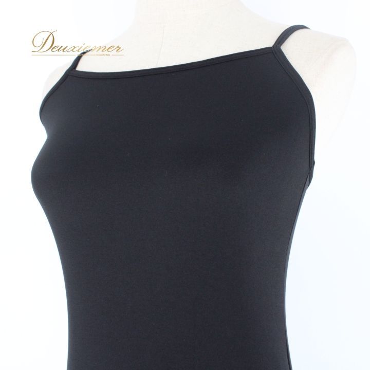 フラメンコ 衣装 ワンピース ドレス レッスン 練習着 スペイン製 黒 無地 伸縮 軽い ブラック系 キャミソール フラメンコ ドレス レッスン着 スペイン製 伸縮性 軽量 練習着 無地 ブラック シンプル 着やすい 柔らか素材 動きやすい レディース