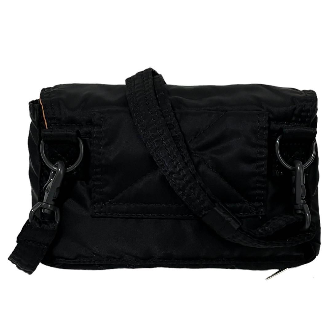 7891 美品 PORTER TANKER 多機能ミニショルダーバッグ ブラック - メルカリ 