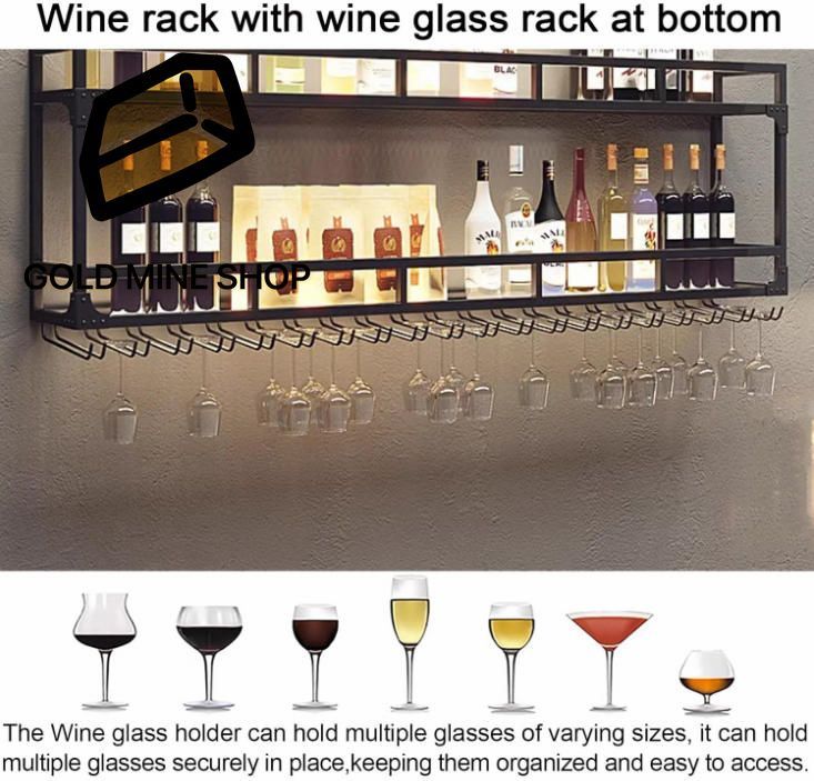 ワインボトルホルダー ウォールマウントワインラック