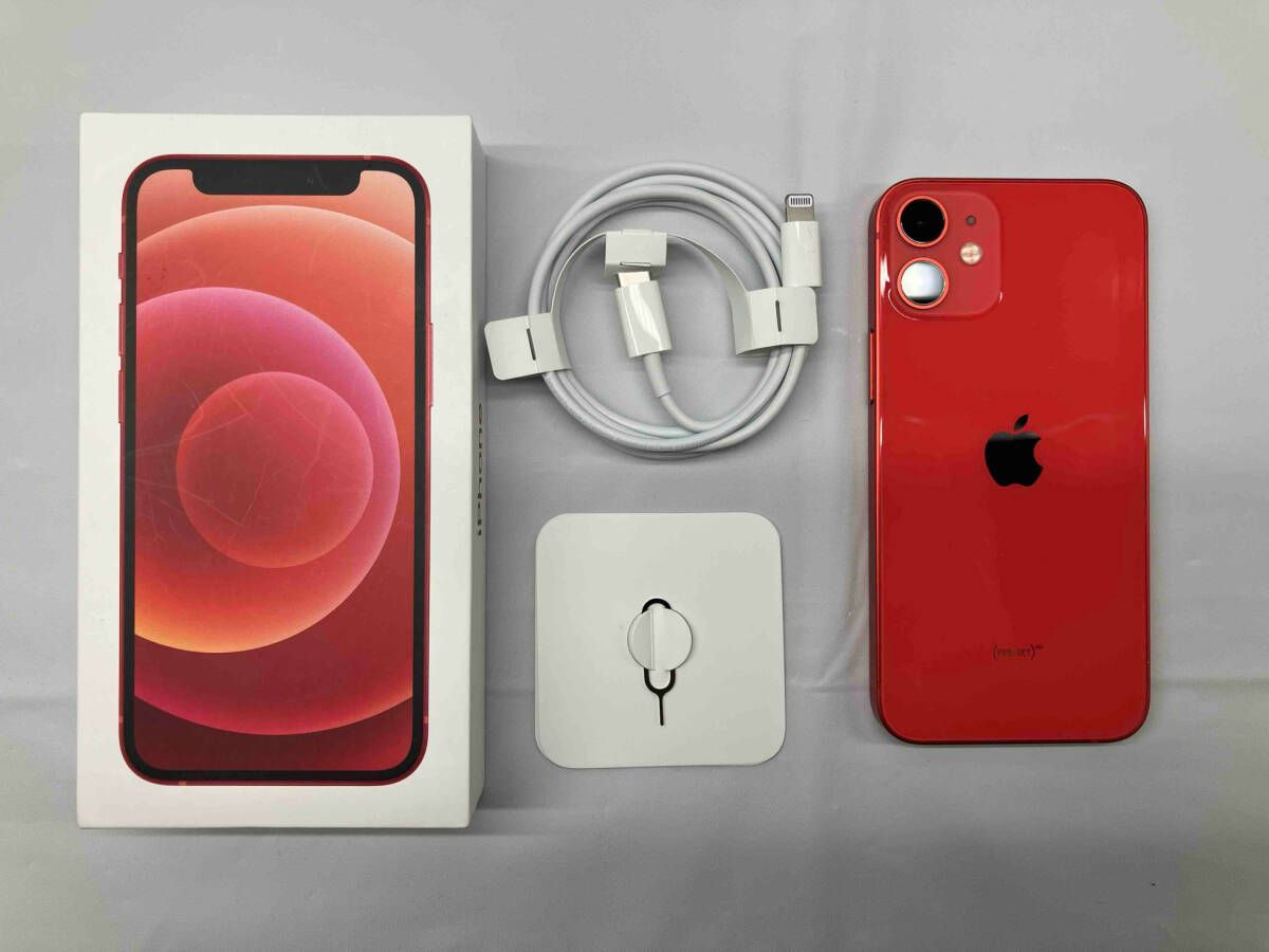 au SIMフリー MGDN3J/A iPhone 12 Mini 128GB レッド au au ガラケー 赤