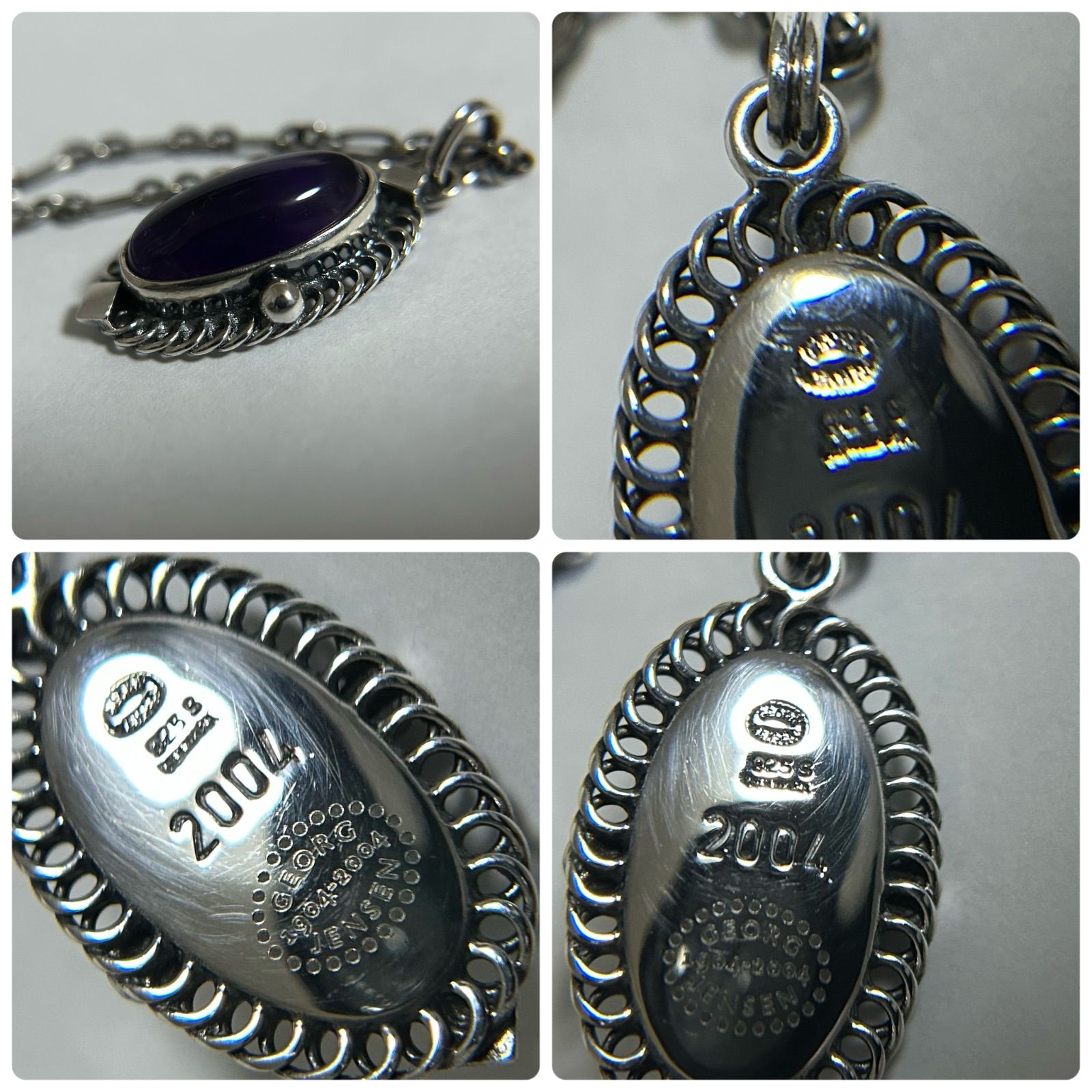 ジョージジェンセン 希少 ネックレス ペンダント 100周年 アジア限定