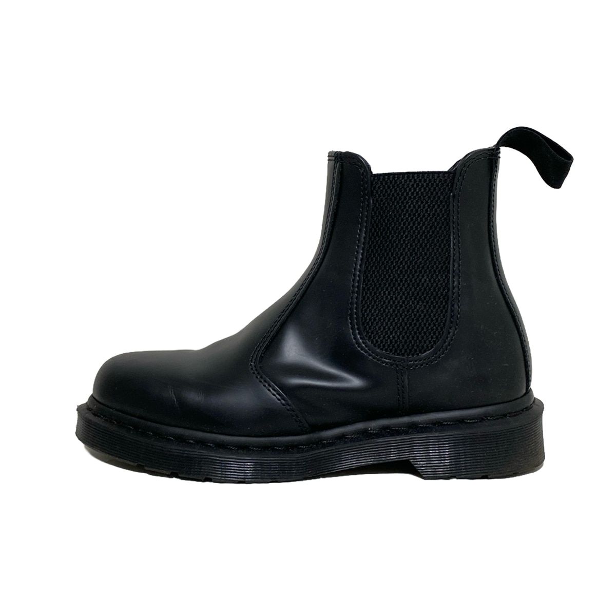 Dr.Martens ドクターマーチン ショートブーツ UK6 レディース - 黒 サイドゴア レザー