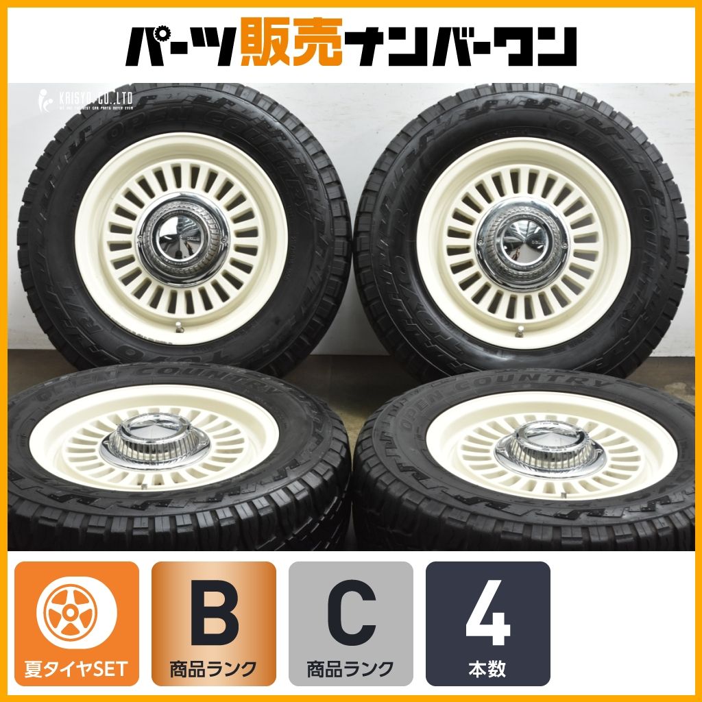 人気ホイール DEAN CALIFORNIA 16in 6.5J 38 PCD139.7 オープンカントリーR T 215 70R16 ハイエース キャラバン カリフォルニア