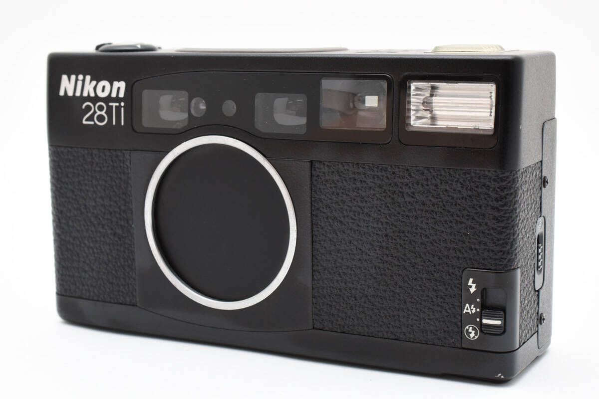 ☆美品・元箱付属☆ ニコン Nikon 28Ti 28mm F2.8 元箱・純正本革
