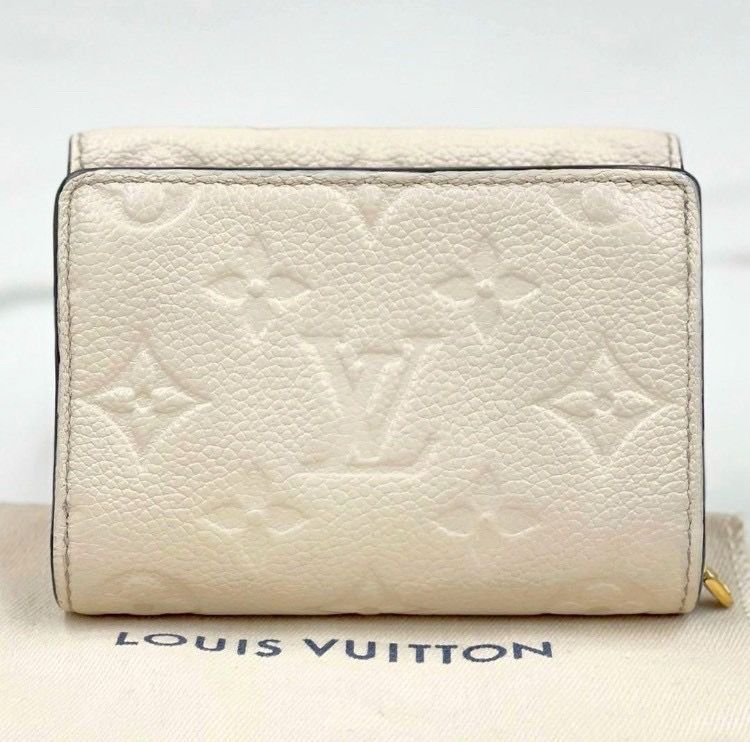 ルイヴィトン アンプラント ポルトフォイユメティス クレーム 折り財布