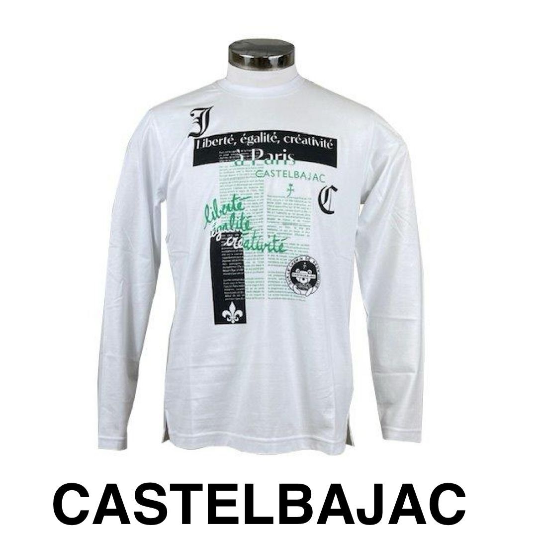 30％OFFカステルバジャックCASTELBAJAC長袖Tシャツ7214171111-1シロ