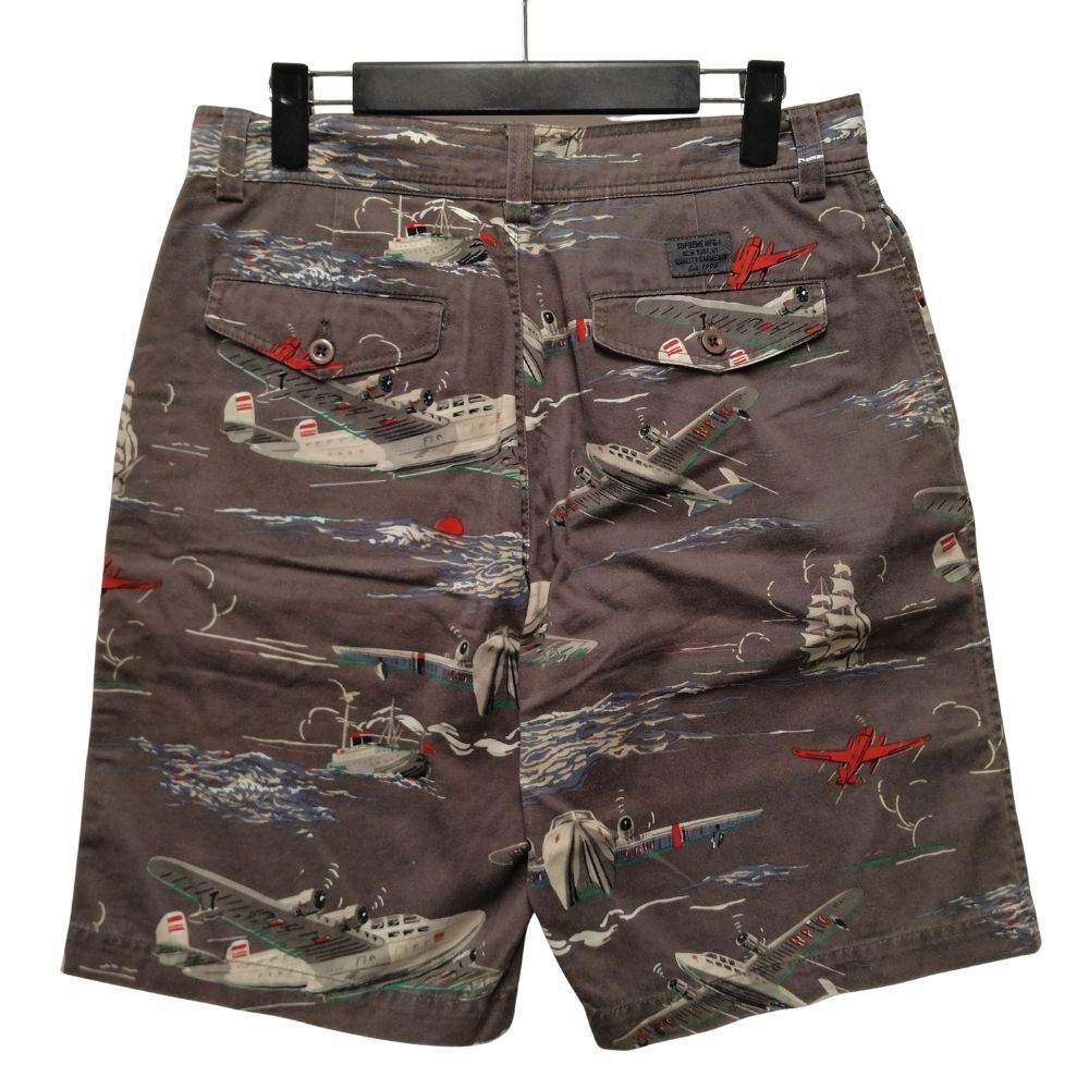 シュプリームアートプリント デニムショートパンツ supreme アートプリント ショートパンツ シュプリームアートプリント