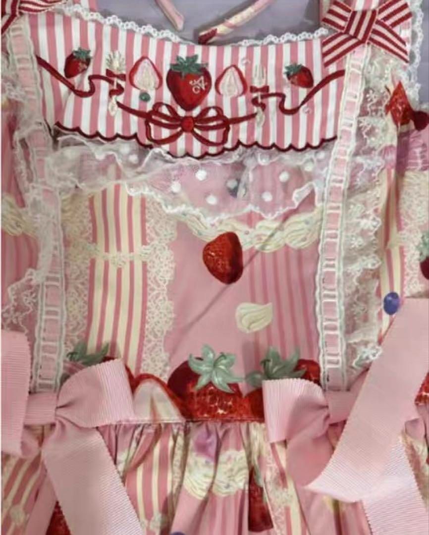 ケーキ柄ロリータワンピース
