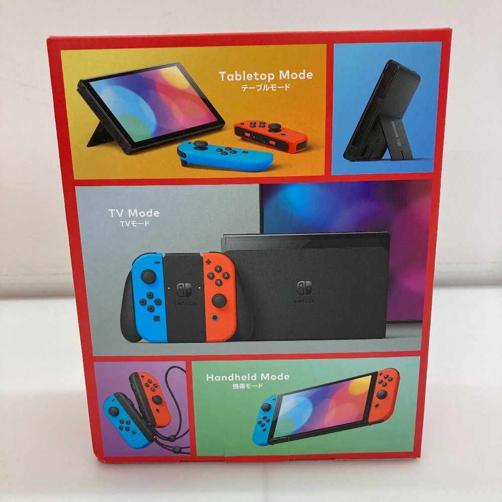 新品未開封品 Nintendo Switch 有機el ネオンブルー レッド Nintendo Switch 有機ELモデル Joy-Con(L) ネオンブルー/(R