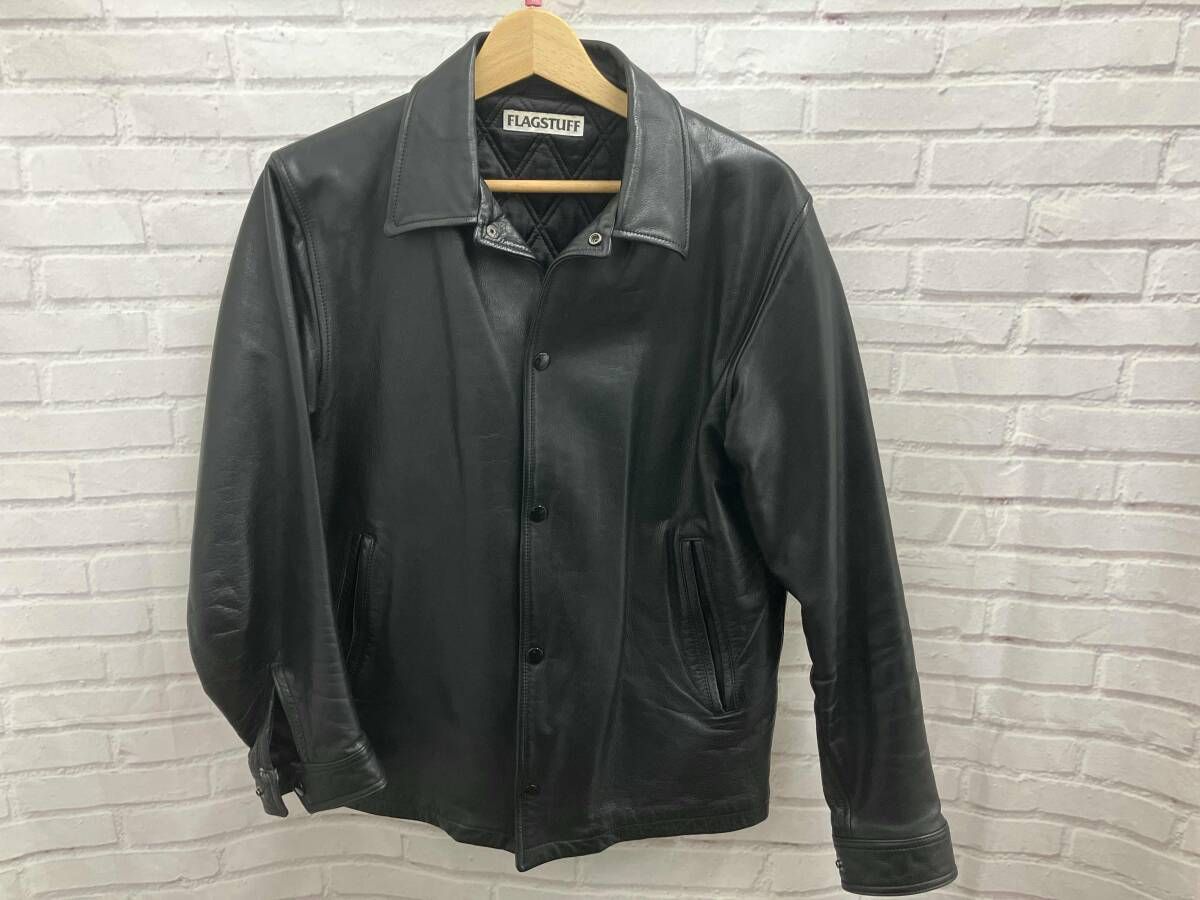 F-LAGSTUF-F フラグスタフ　レザーコーチジャケット　Mサイズ F-LAGSTUF-F フラグスタフ レザーコーチジャケット Mサイズ 【公式通販】