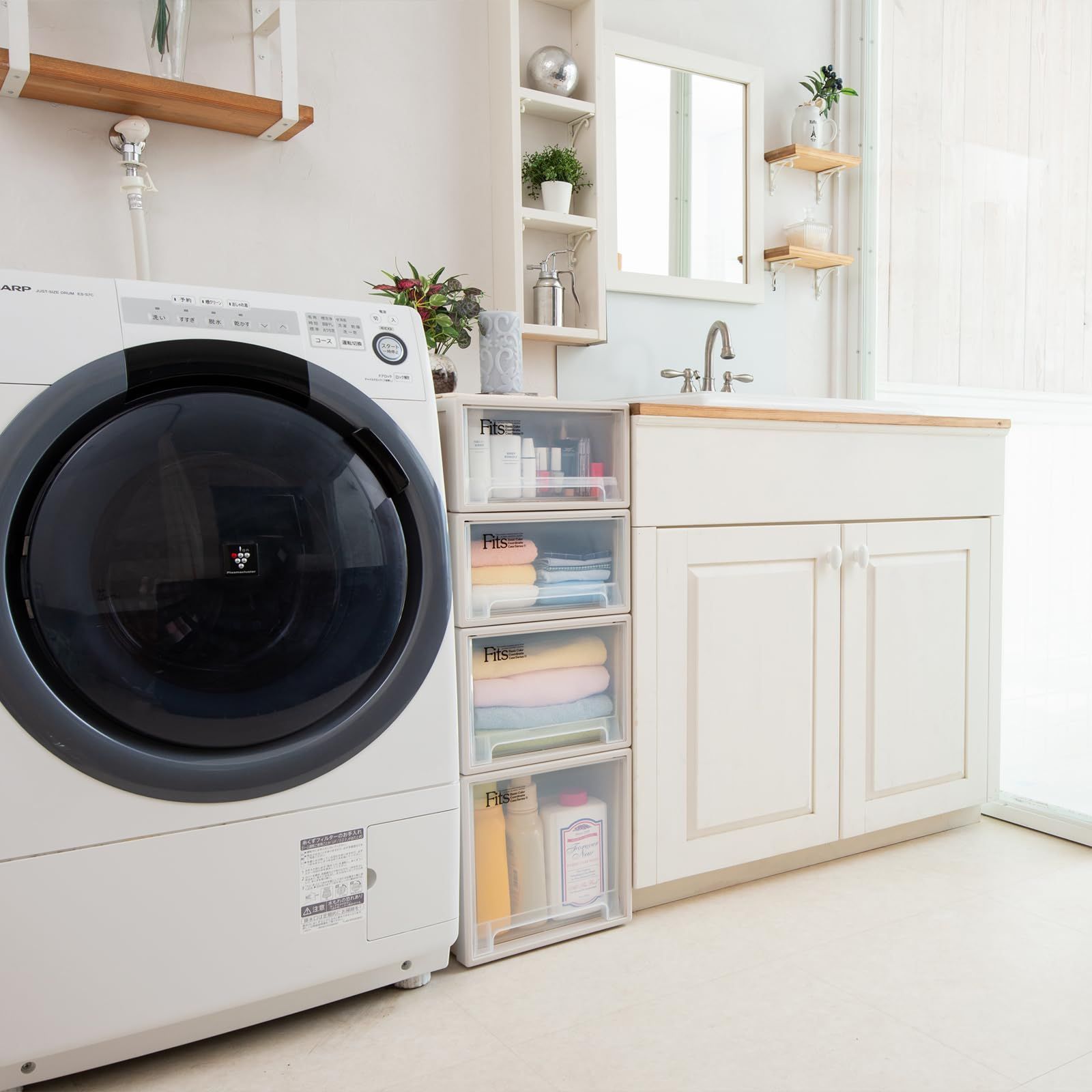 特価商品】【色 日本製 衣装ケース カプチーノ】 たわみにくい