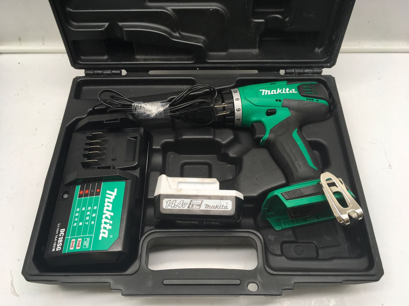 トリマ 中古品】☆Makita/マキタ 14.4v充電式ドライバドリル MDF347DS