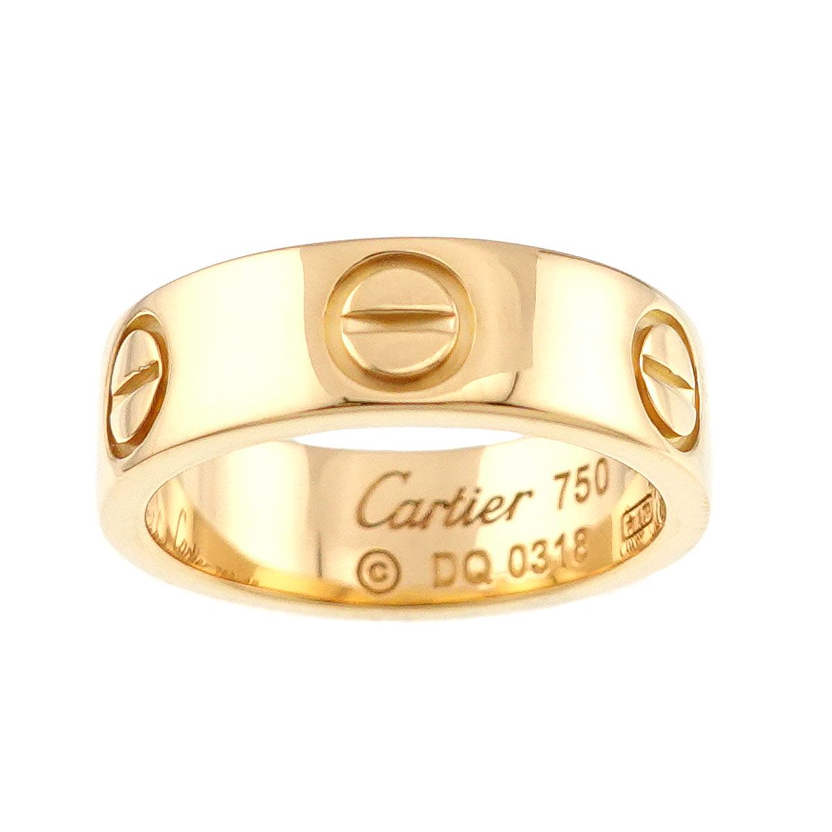 Cartier ラブリング 750ゴールド サイズ54 Cartier Love Ring White Gold Size 54