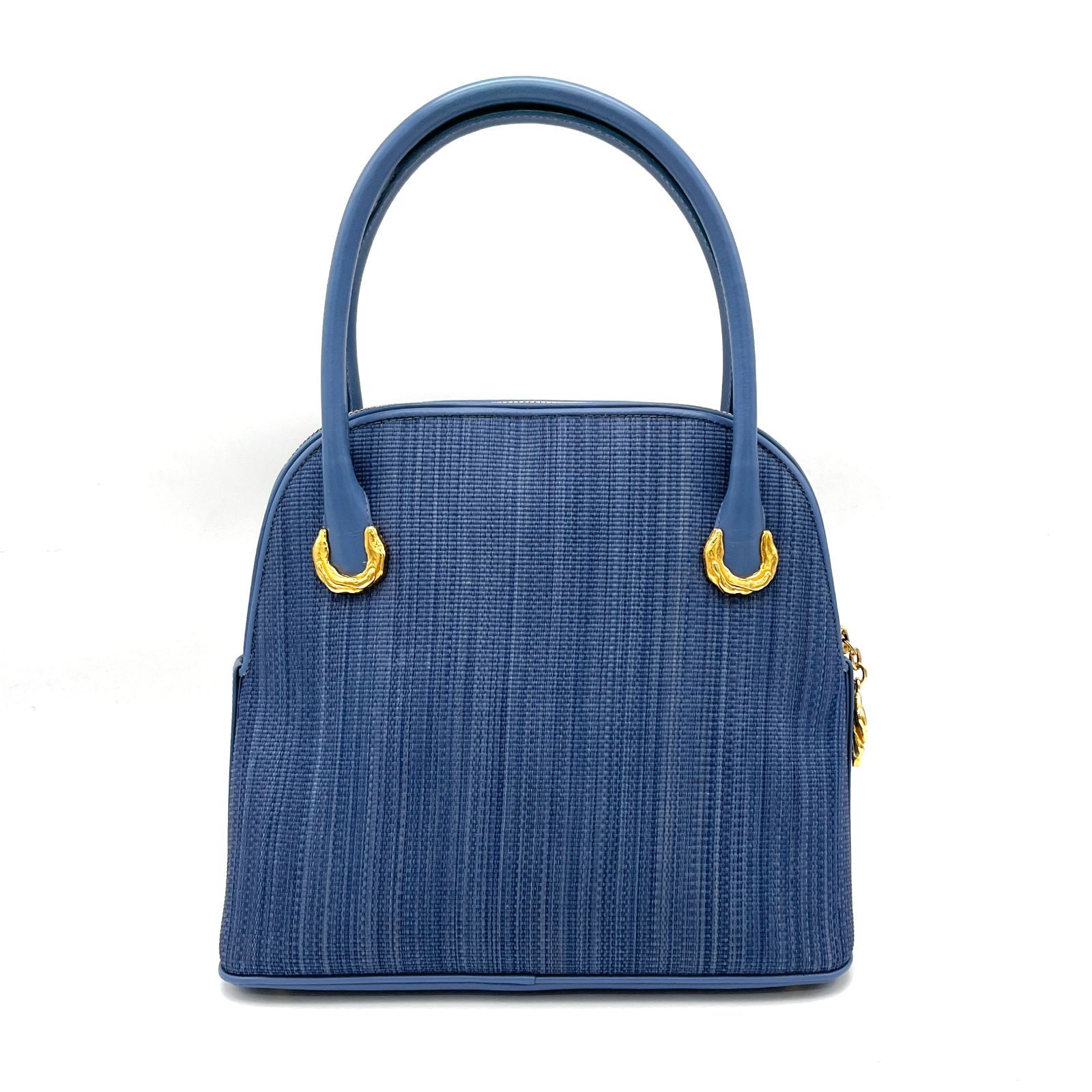 美品 COMTESSE コンテス G 金具 ホースヘア ハンド バッグ dⅮ0477 