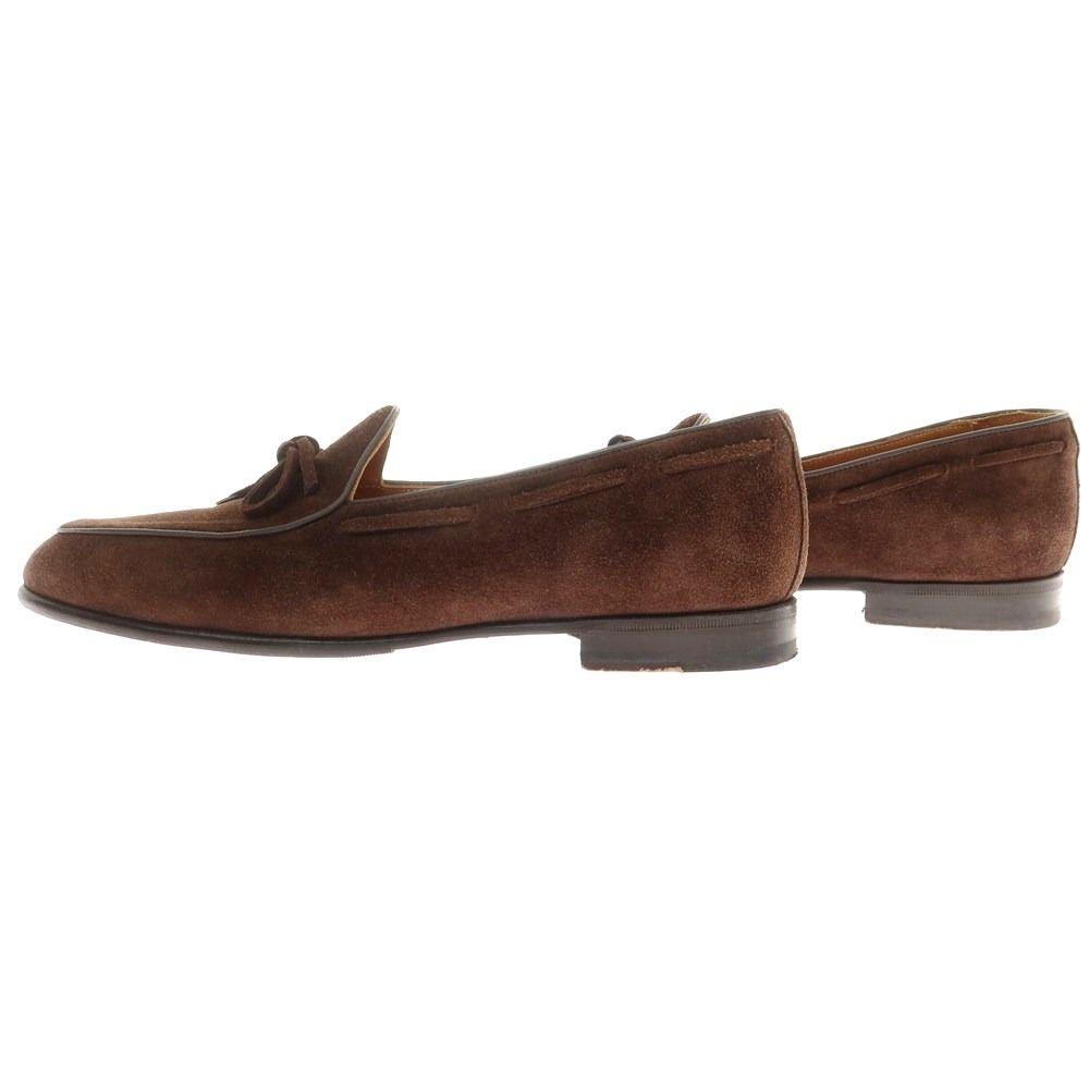 中古】パコ ミラン paco milan スエード リボンタッセル ローファー 