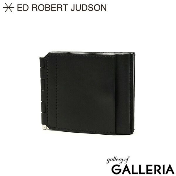 ED ROBERT JUDSON 財布 エドロバートジャドソン マネークリップ HINGE 小銭入れ付き カード 二つ折り 本革 メンズ レディース B01ZWL-27 BLACK(05)