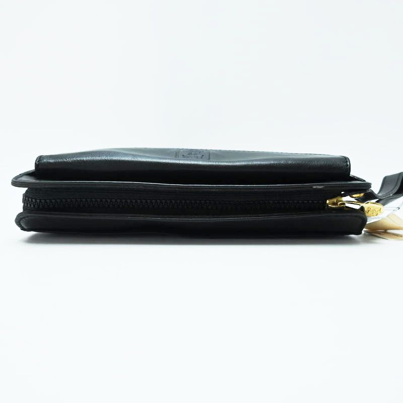 美品 CELINE セリーヌ トリオンフロゴ ハンドル付き レザー