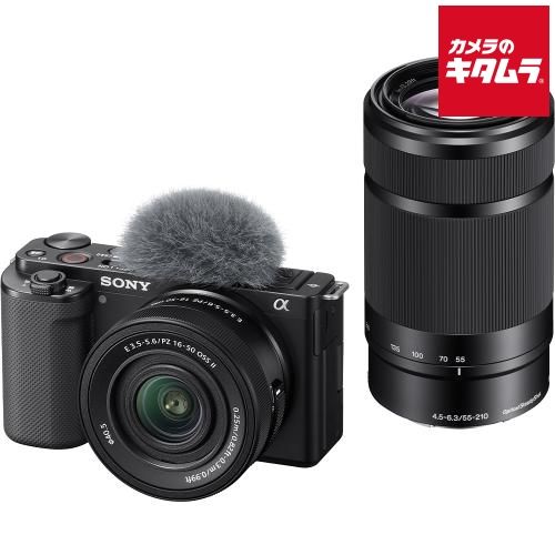 SONY VLOGCAM ZV-E10L パワーズームレンズキット ブラック 黒 レンタル - SONY(ソニー)VLOGCAM ZV-E10L パワーズームレンズキット