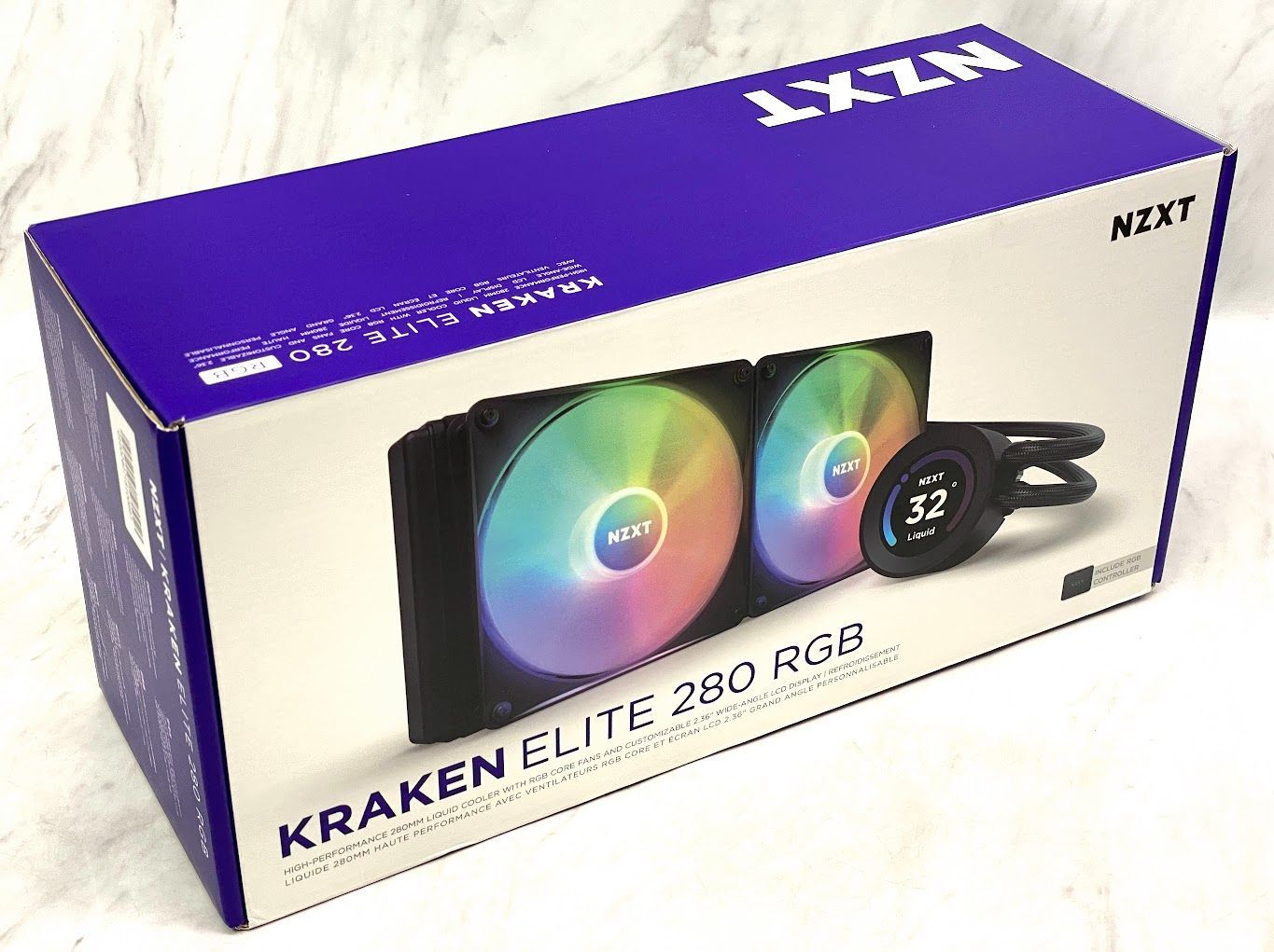NZXT Kraken Elite 280 RGB RL-KR28E-B1 AIO CPUリキッド NZXT Kraken Elite 280 RGB RL-KR28E-B1 AIO CPUリキッド
