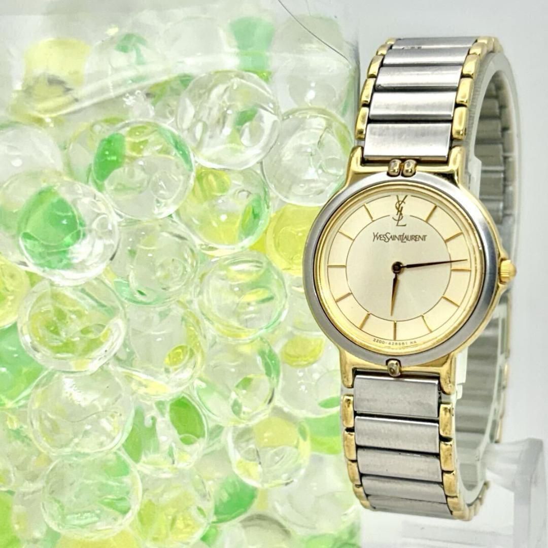 電池 Yves Saint Laurent イヴサンローラン YSL レディース 腕時計 ドレス